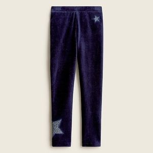 Girls' corduroy leggings with patches ( big girl 14)